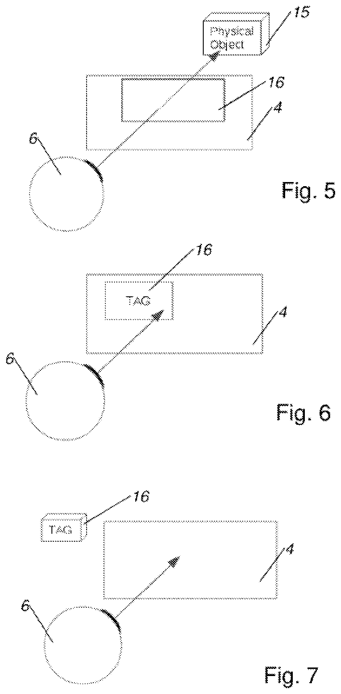 Method for generating and displaying a virtual object by an optical system