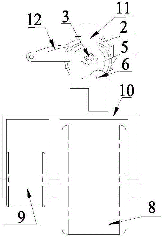 Foot retracting device transforming mechanism of biped robot