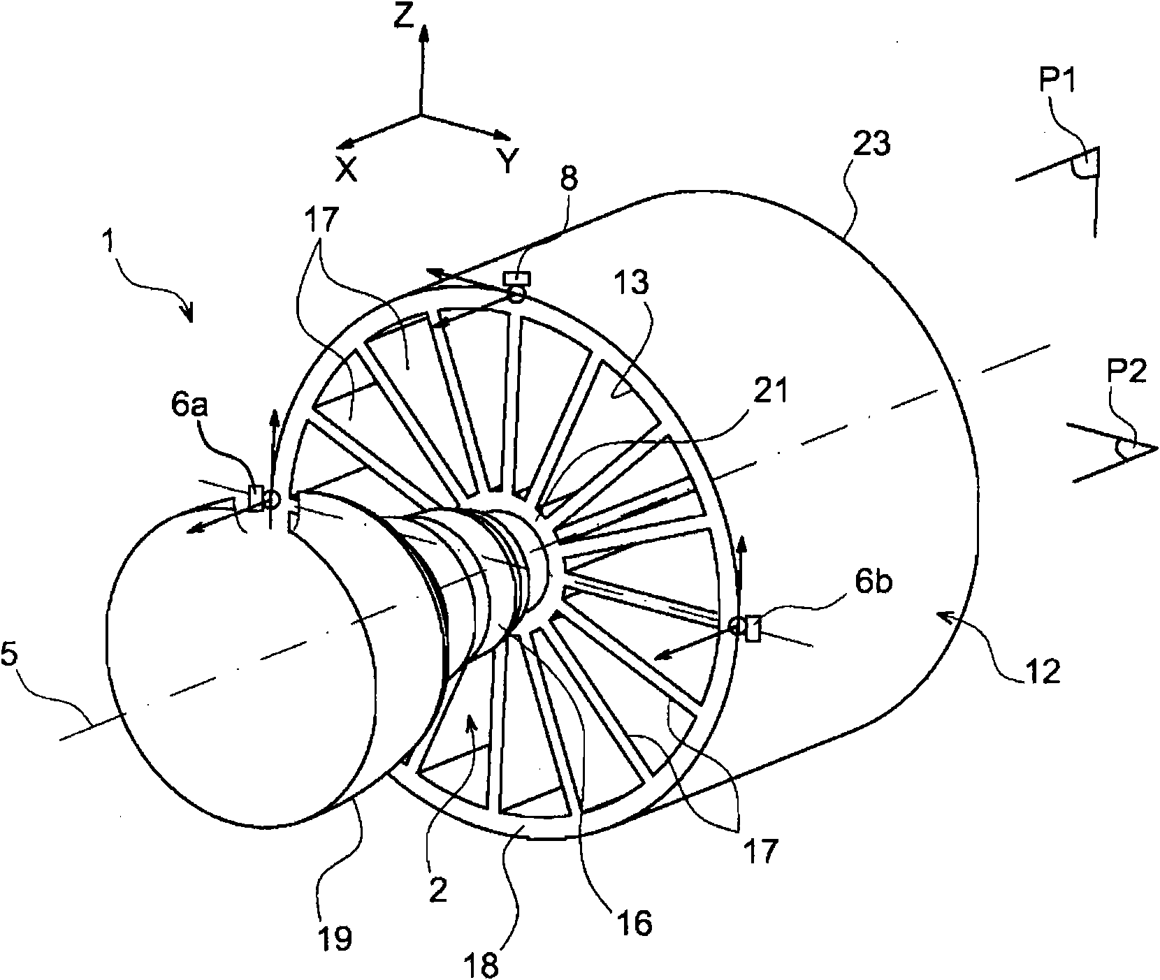 Aircraft engine assembly comprising an annular load-transfer structure surrounding the central casing of a turbojet engine