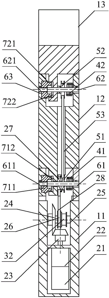 Axial spiral synchronous locking self-adaptive robot finger device