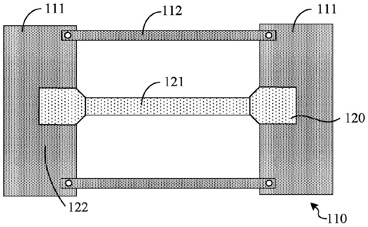 Thin film material testing system and testing method