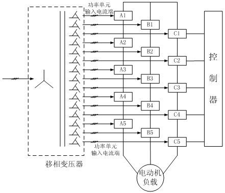 Concatenated multilevel inverter circuit capable of realizing energy feedback and control method