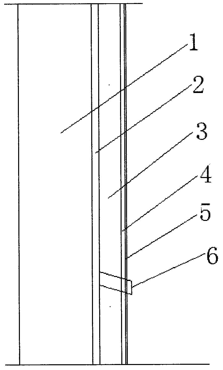 Building exterior wall external thermal insulation system waterproof and drainage construction method