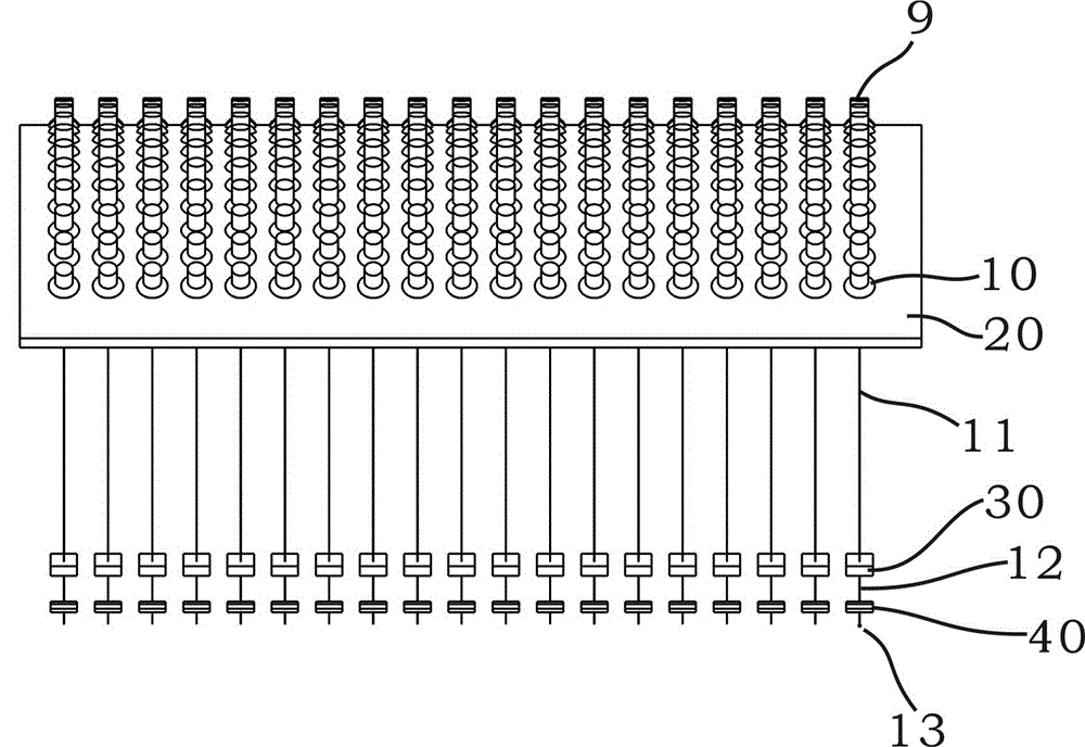 Dot-matrix 3D printing light source utilizing light-emitting diodes