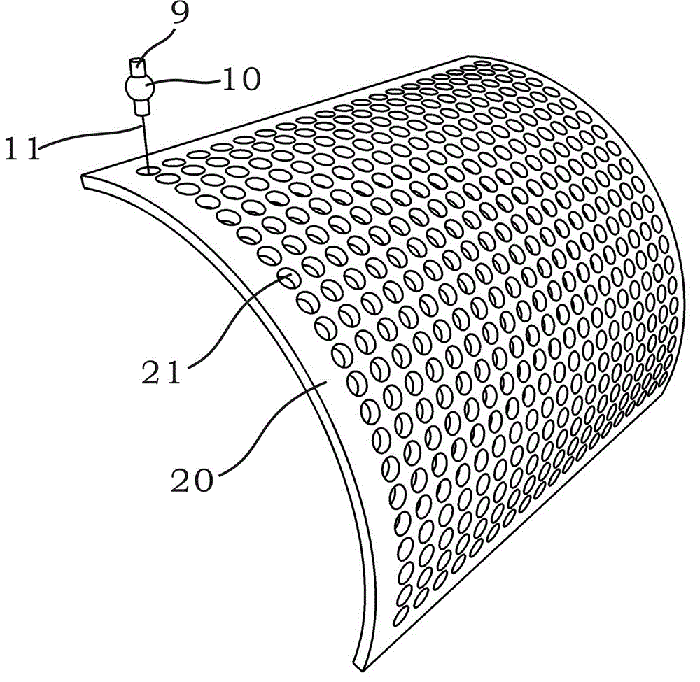 Dot-matrix 3D printing light source utilizing light-emitting diodes