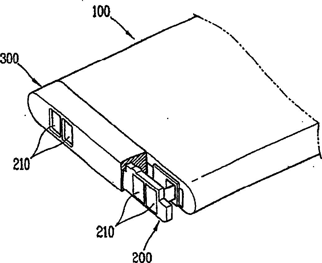 Battery for mobile communication terminal