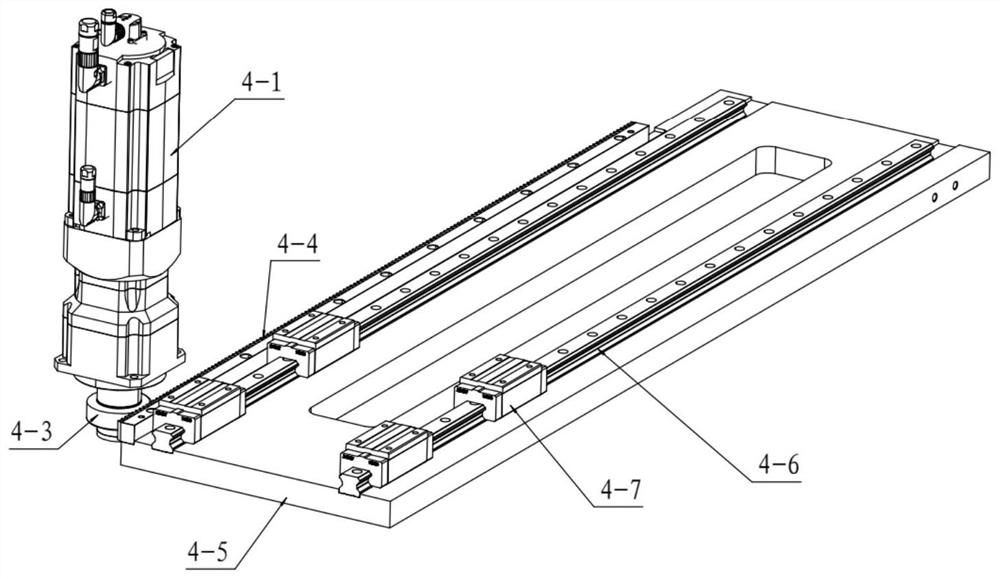 Online follow-up machining device for product parts