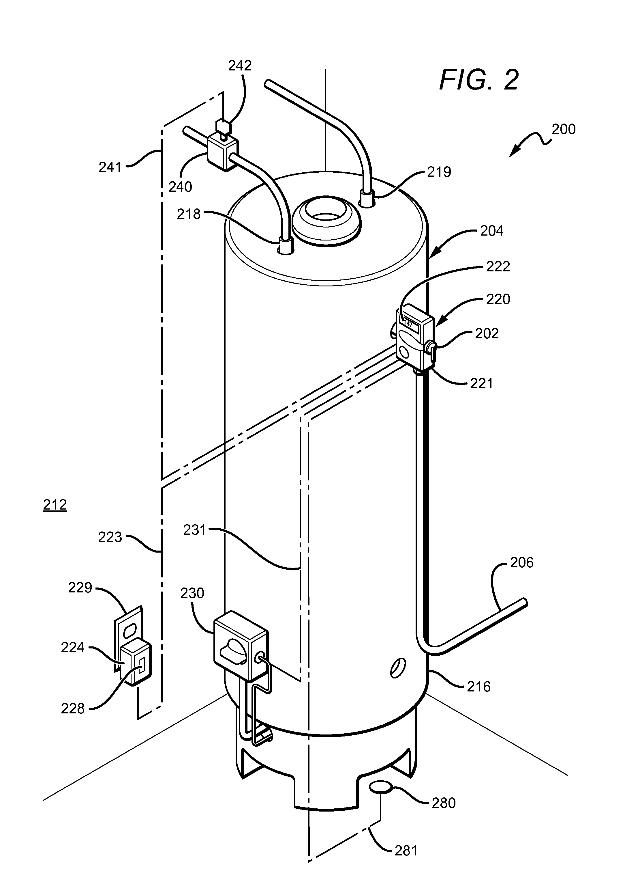 Systems and methods for monitoring relief valve drain in hot water Heater