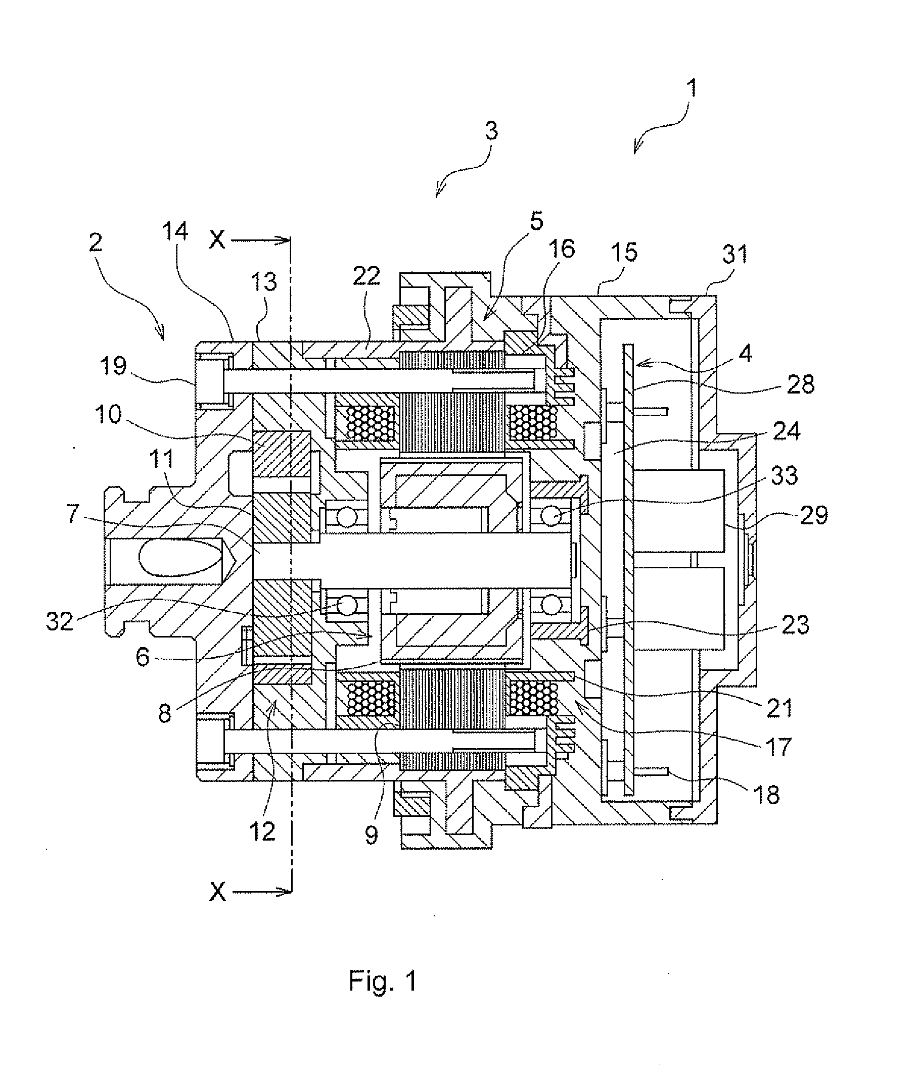 Electric oil pump system