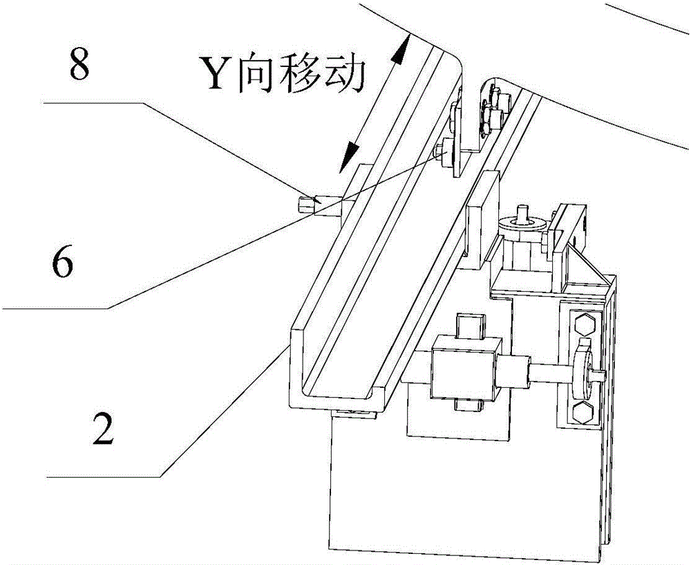 Double-guide-rail storage tank mounting device and method