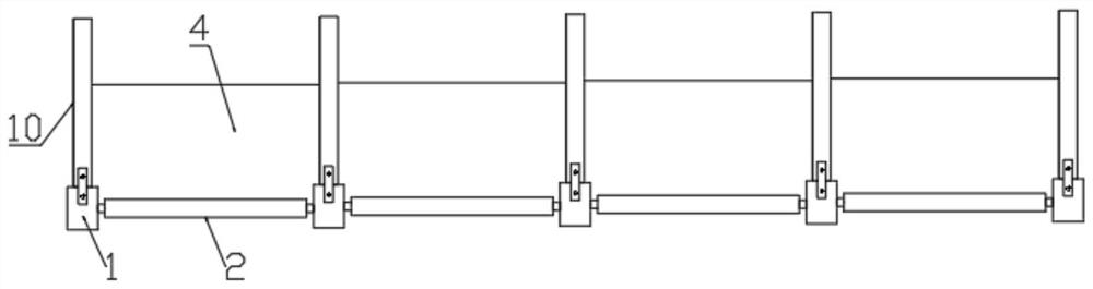 Agricultural wind-resistant protective fence