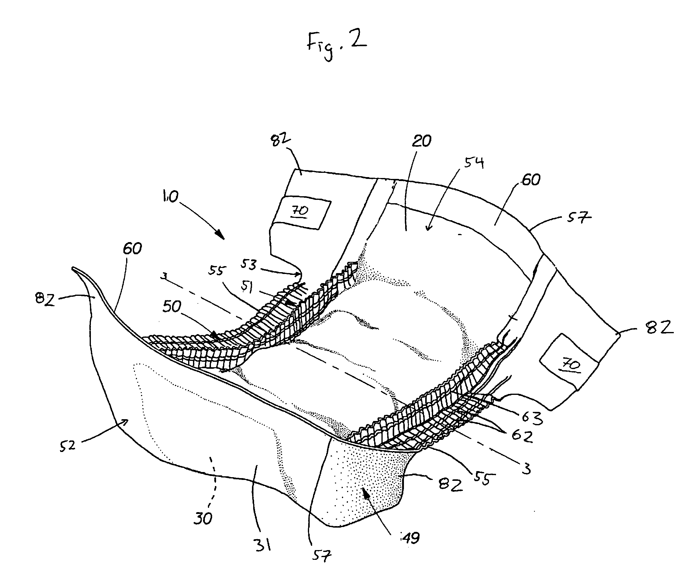 Hydrophobic surface coated light-weight nonwoven laminates for use in absorbent articles