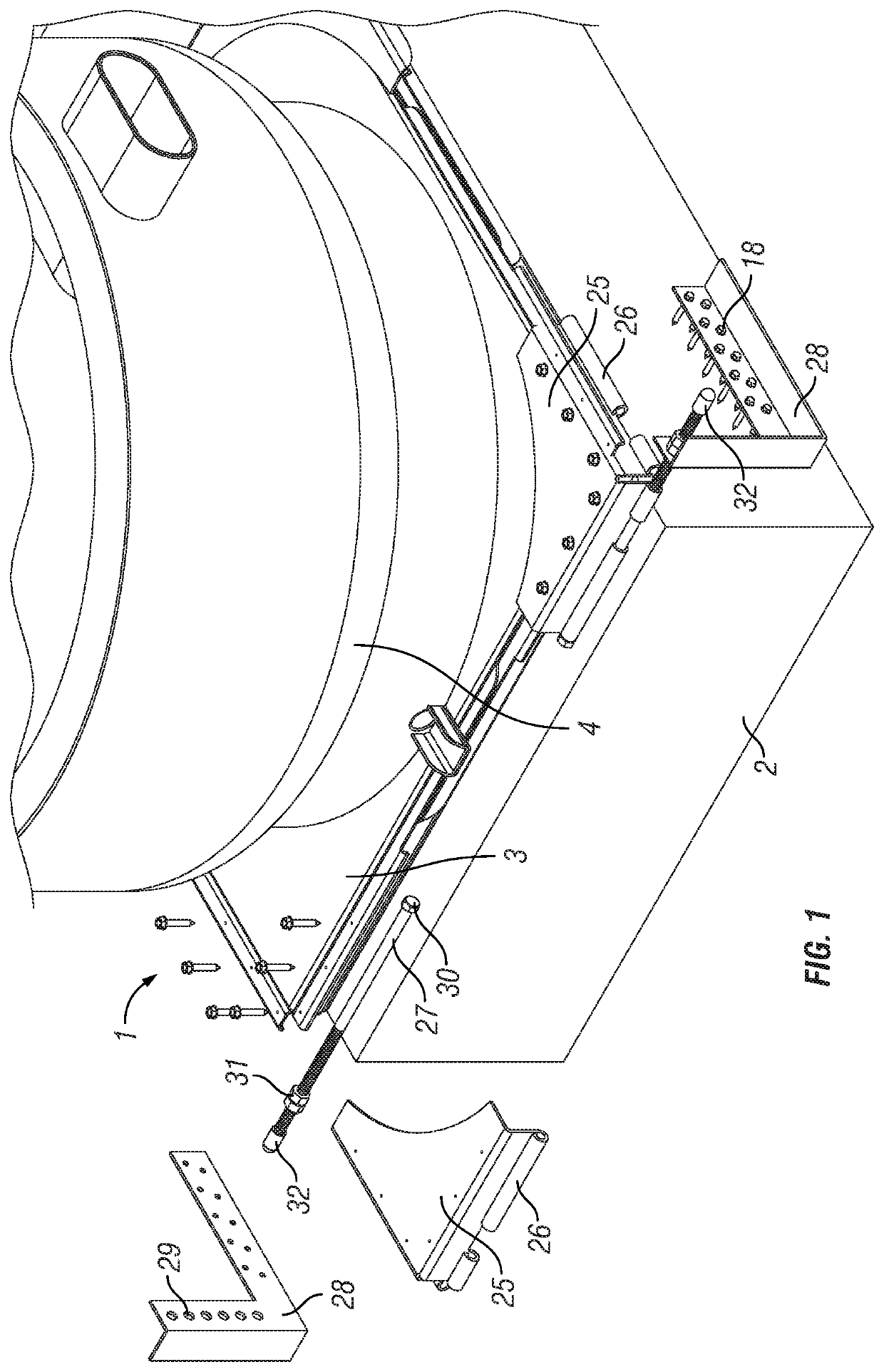 Roof ventilator reinforcement and hinge system