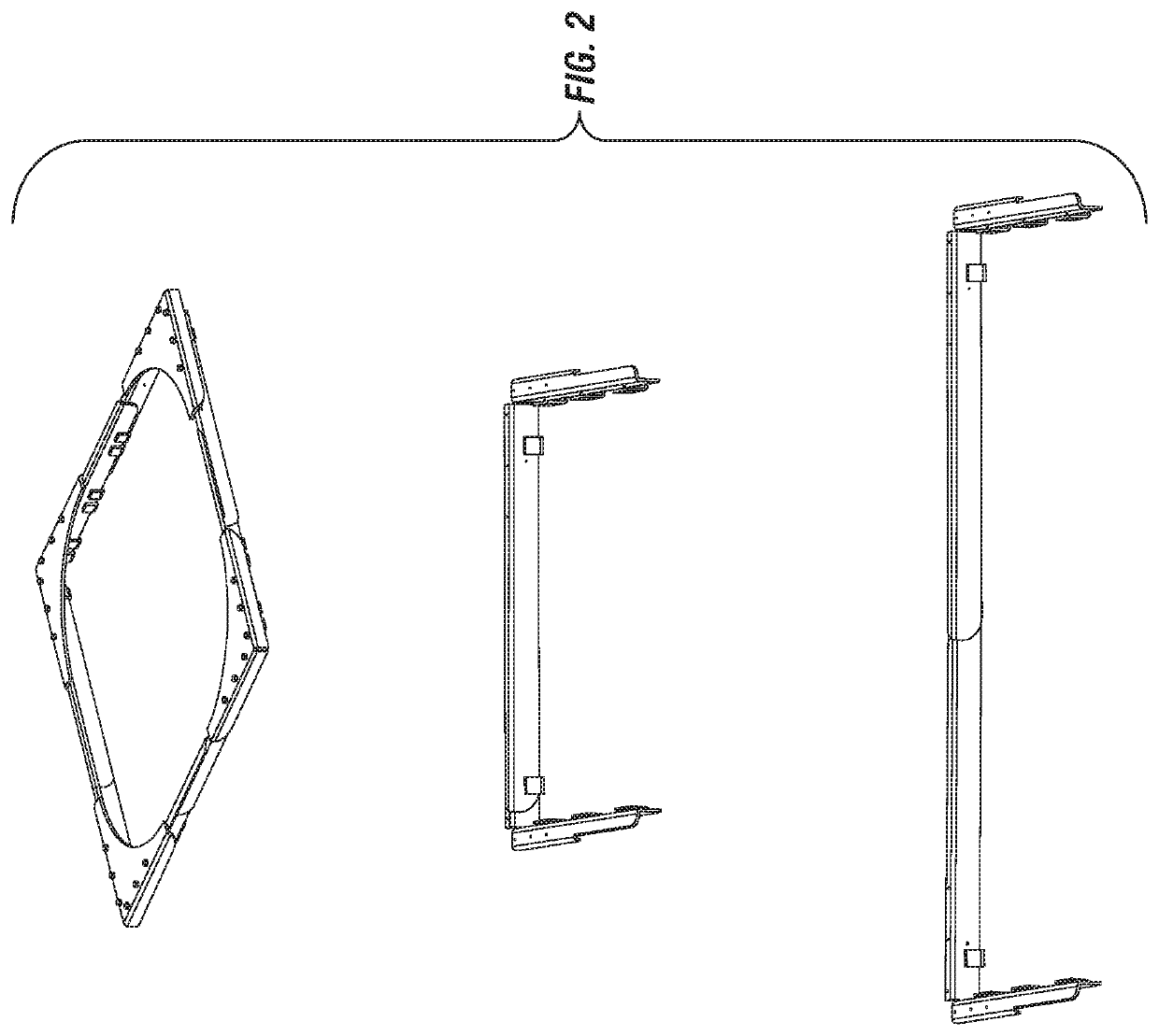 Roof ventilator reinforcement and hinge system