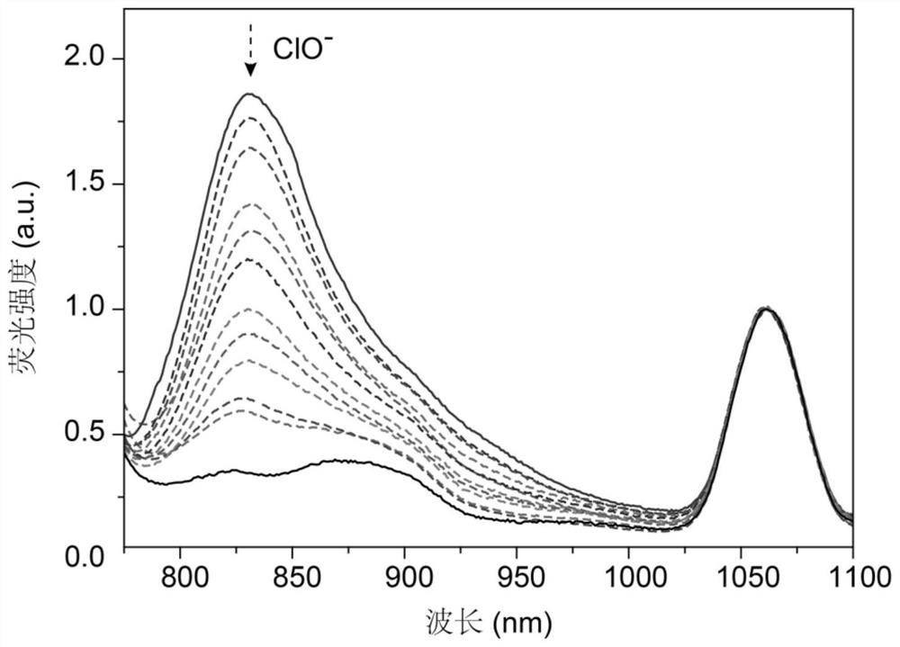 A composite nanoprobe and its method for in vivo ratiometric imaging detection