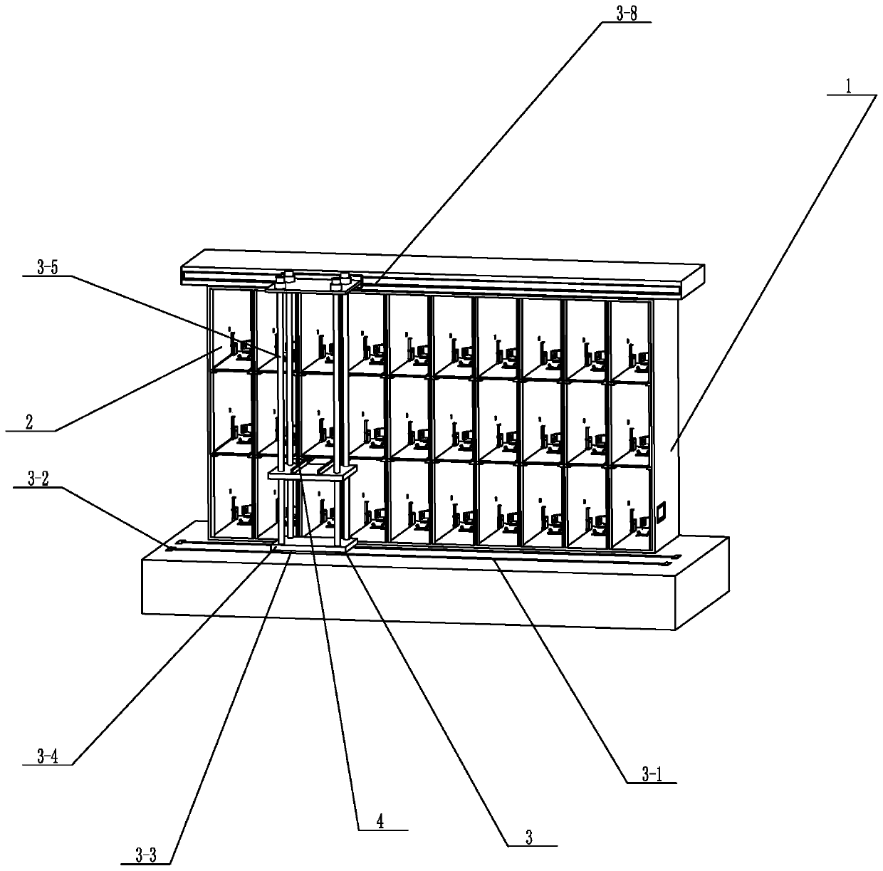 Three-dimensional type electrical motorcycle parking device