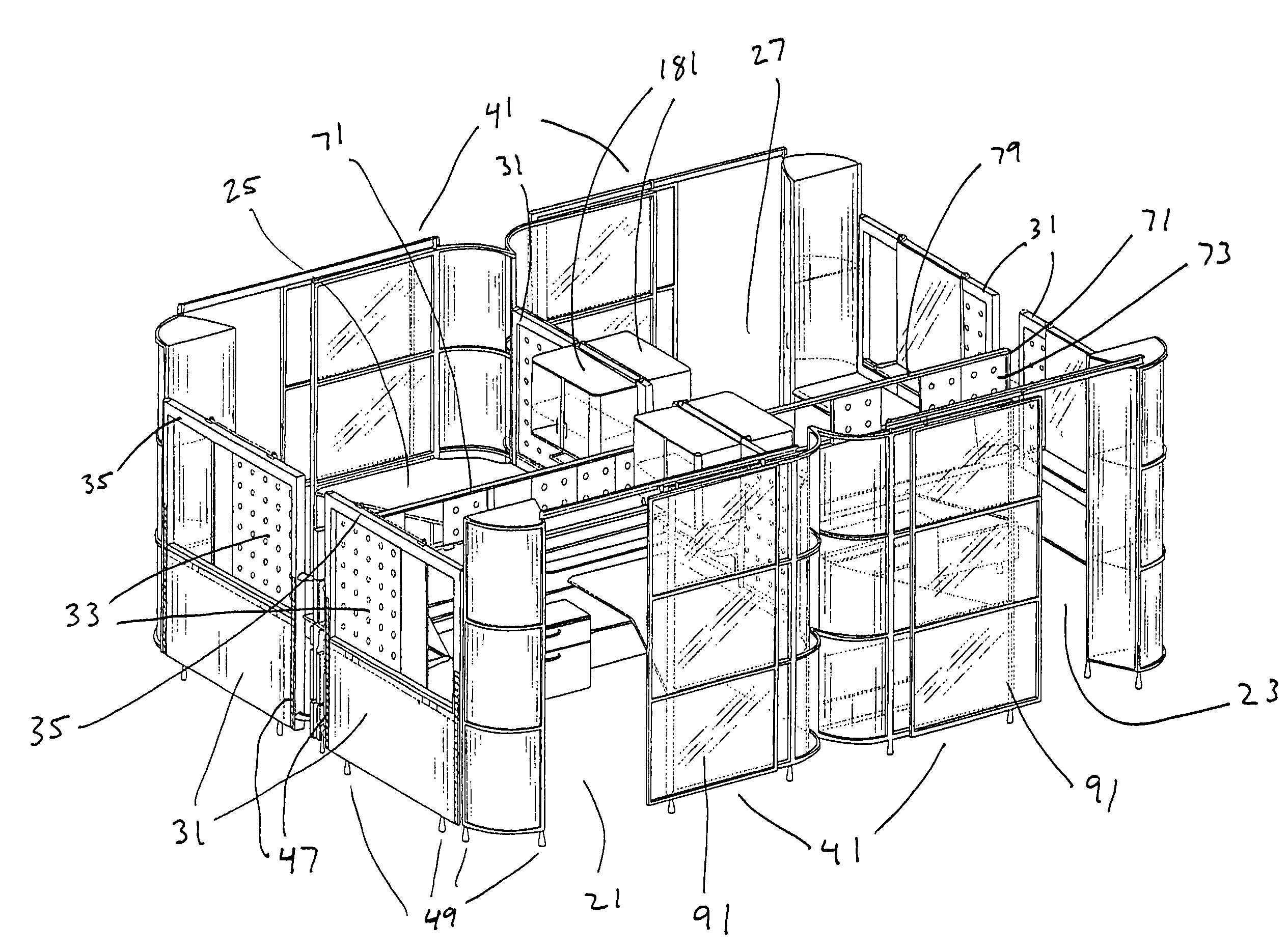 Work space management system