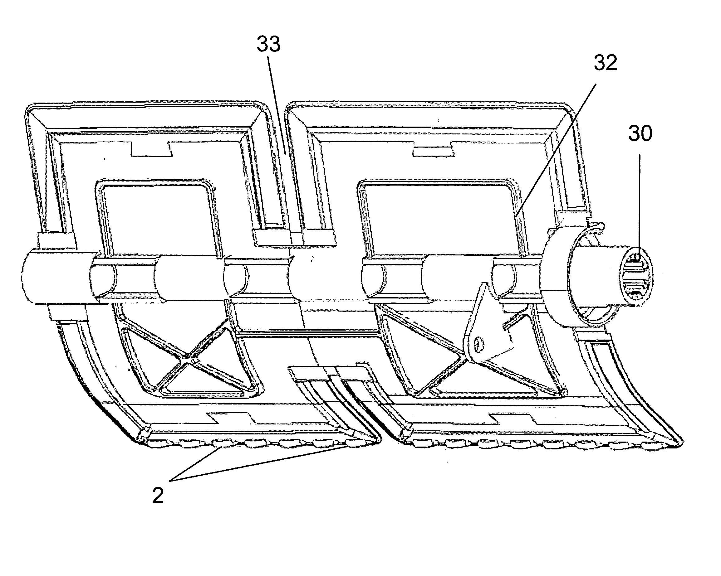 Control valve for a ventilation system of an automobile