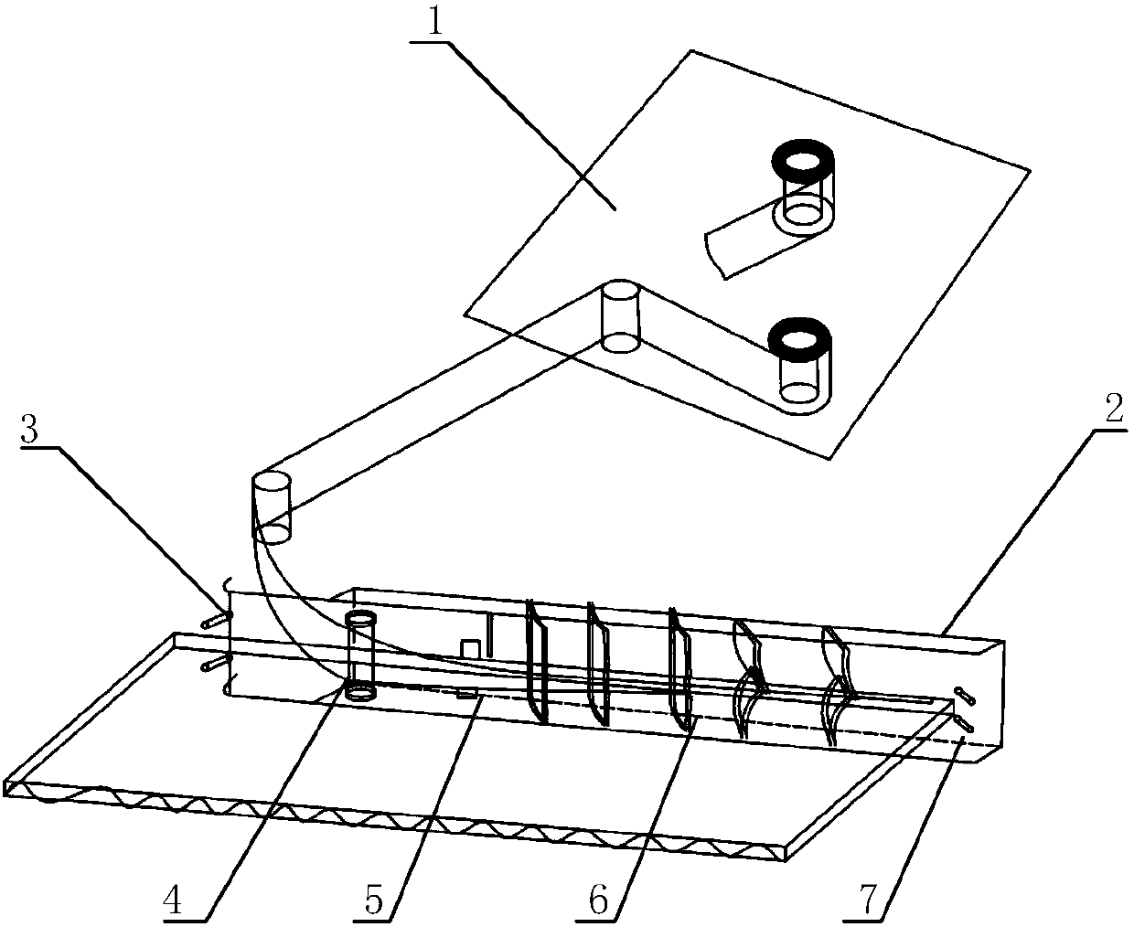 Automatic guiding, sticking and edge sealing equipment for corrugated lines and use method