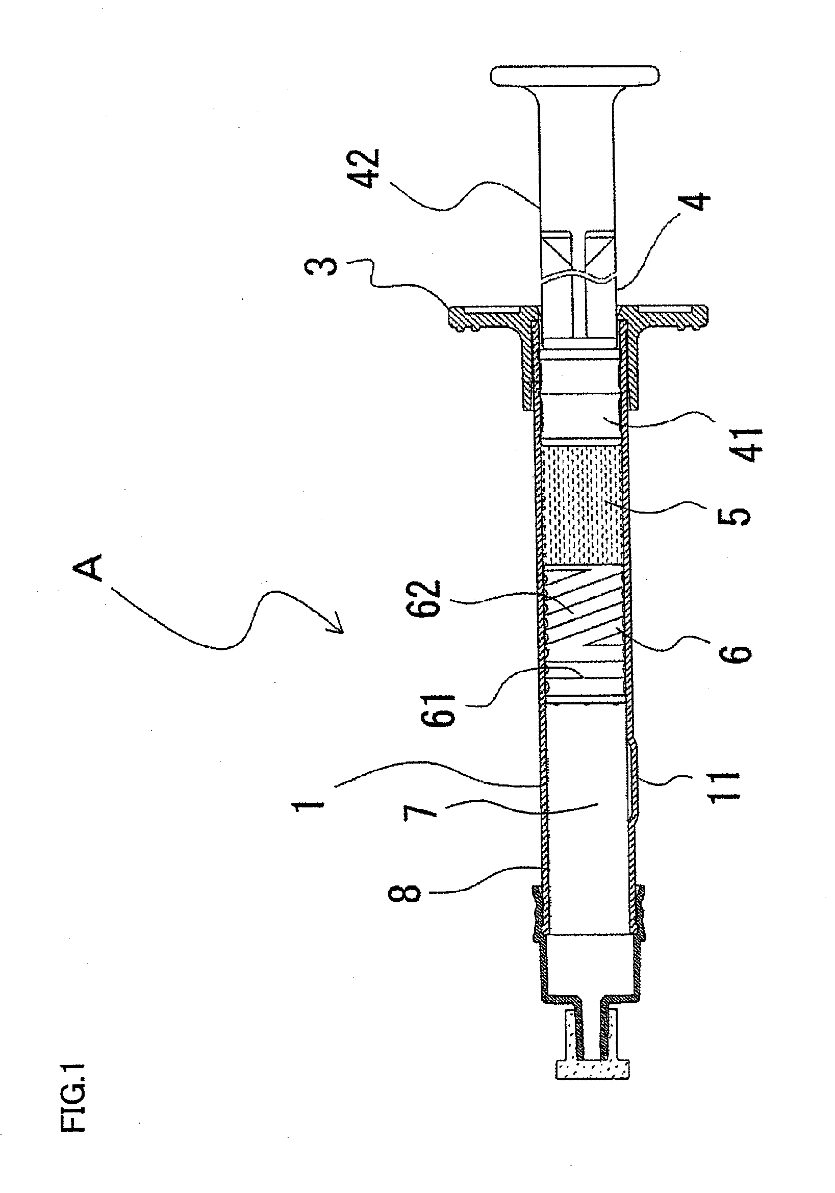 Pre-filled syringe