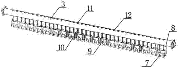 Device used for removing shells of penaeus orientalis