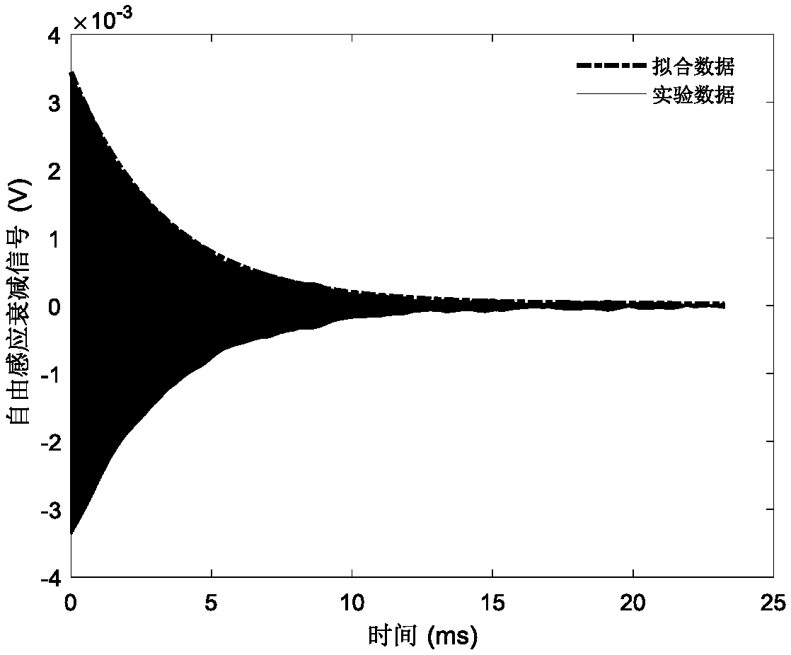 Measuring device and measuring method for transverse spin relaxation time of alkali metal atoms