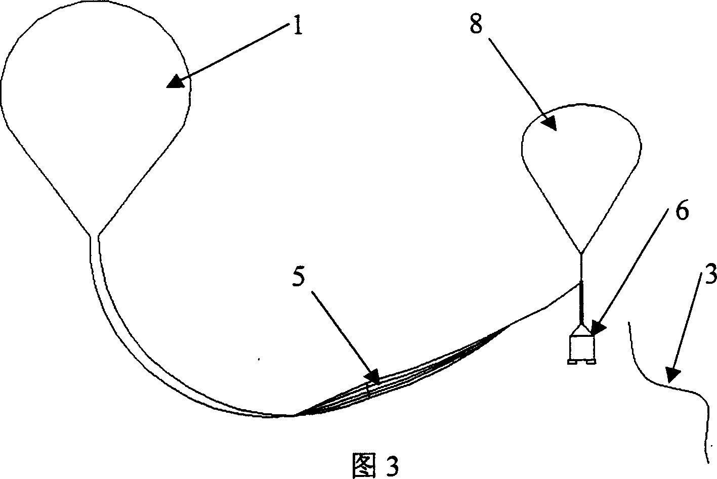 Method for putting out high-altitude balloon