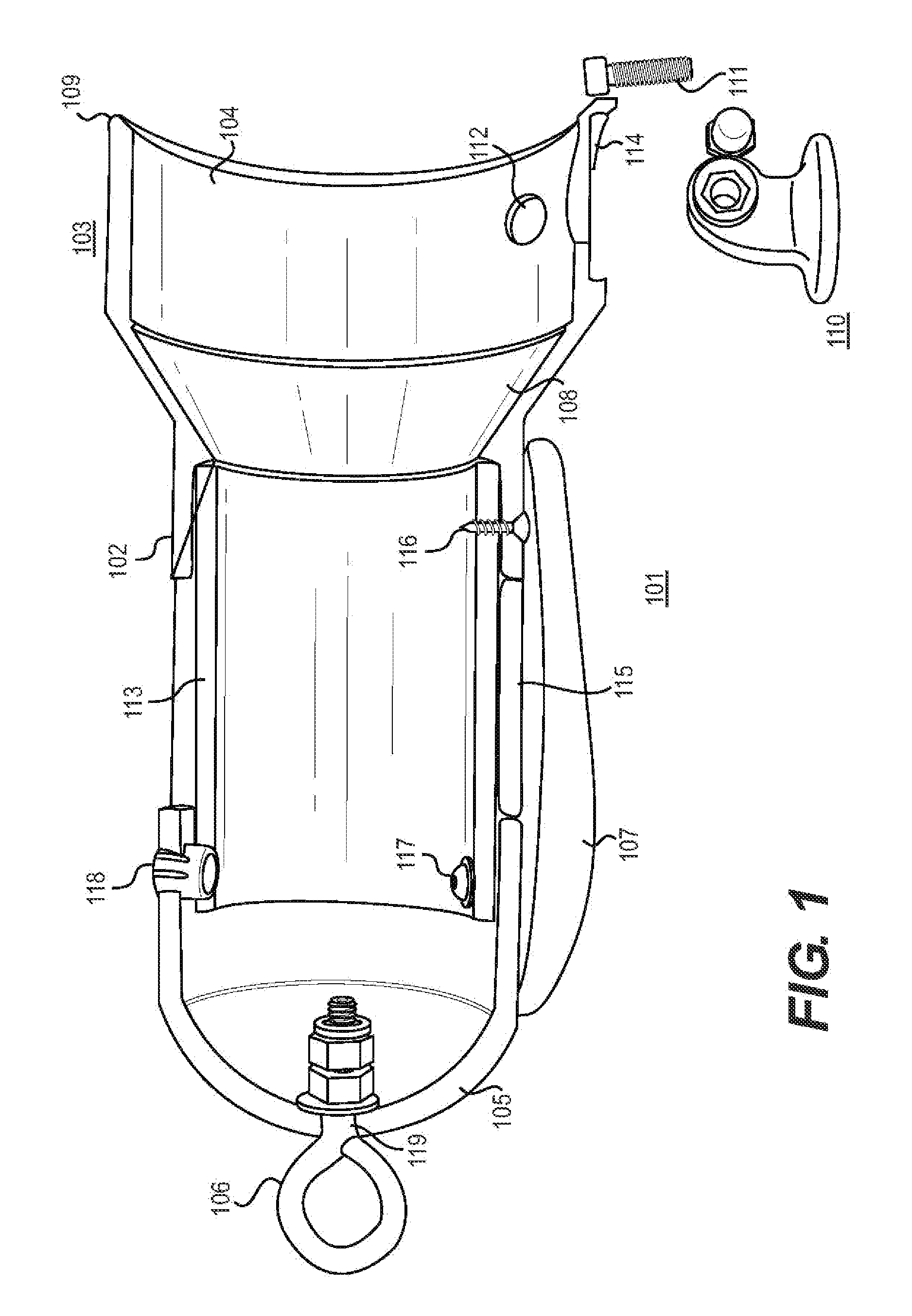 Underwater camera housing