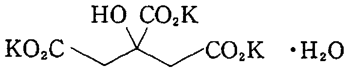 Novel potassium citrate sustained release tablet and preparation method thereof