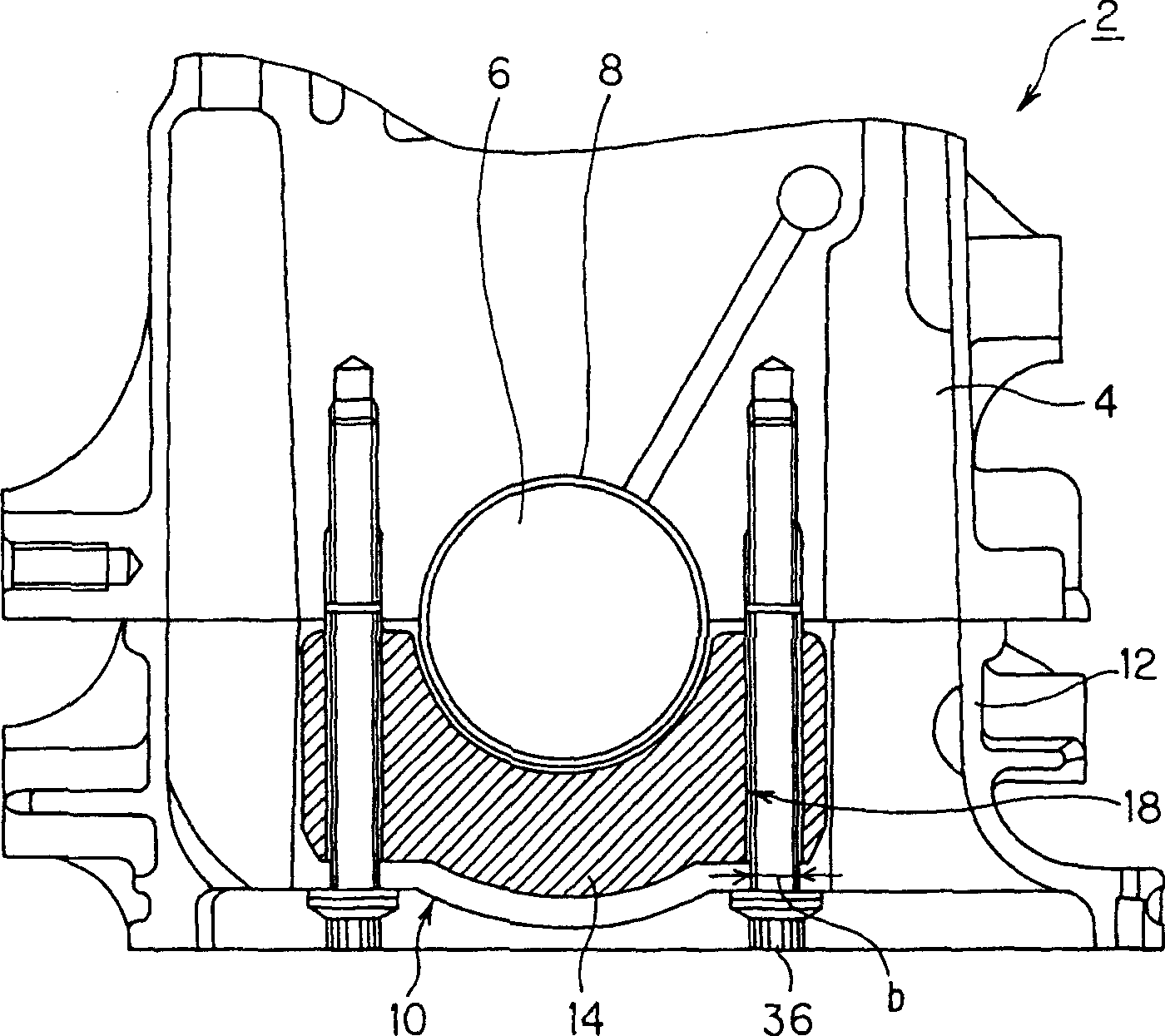 Method for producing crankshaft support