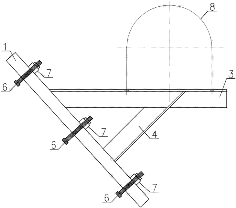 Novel anti-seismic support special for shield tunnel pre-buried channel