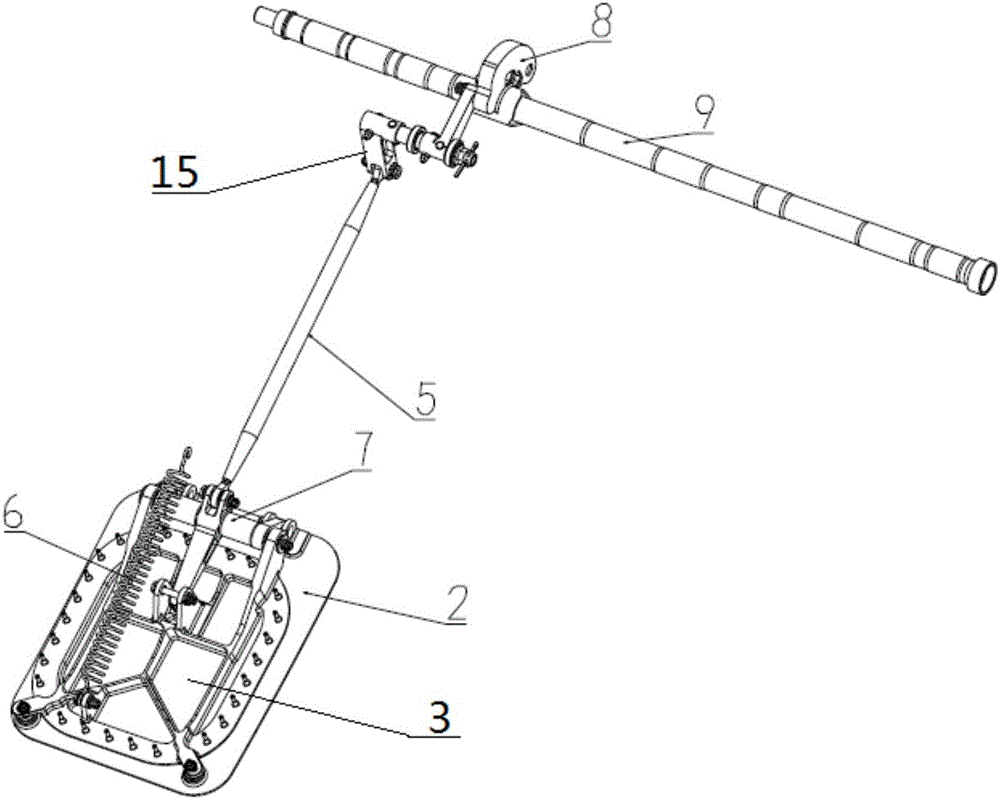 Multifunctional cabin door ventilation opening device controlled through cam