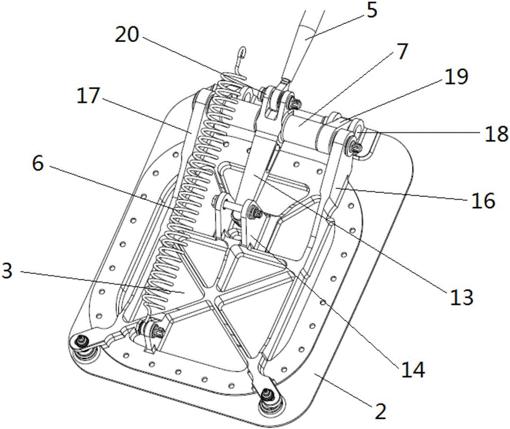 Multifunctional cabin door ventilation opening device controlled through cam