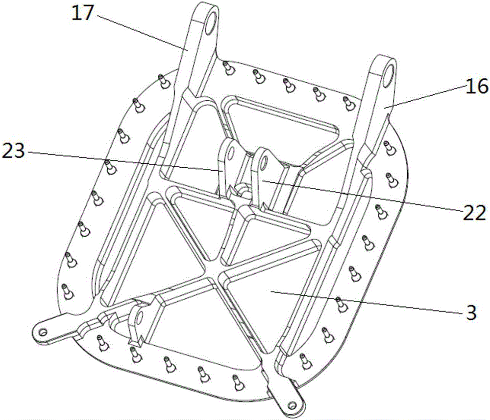 Multifunctional cabin door ventilation opening device controlled through cam