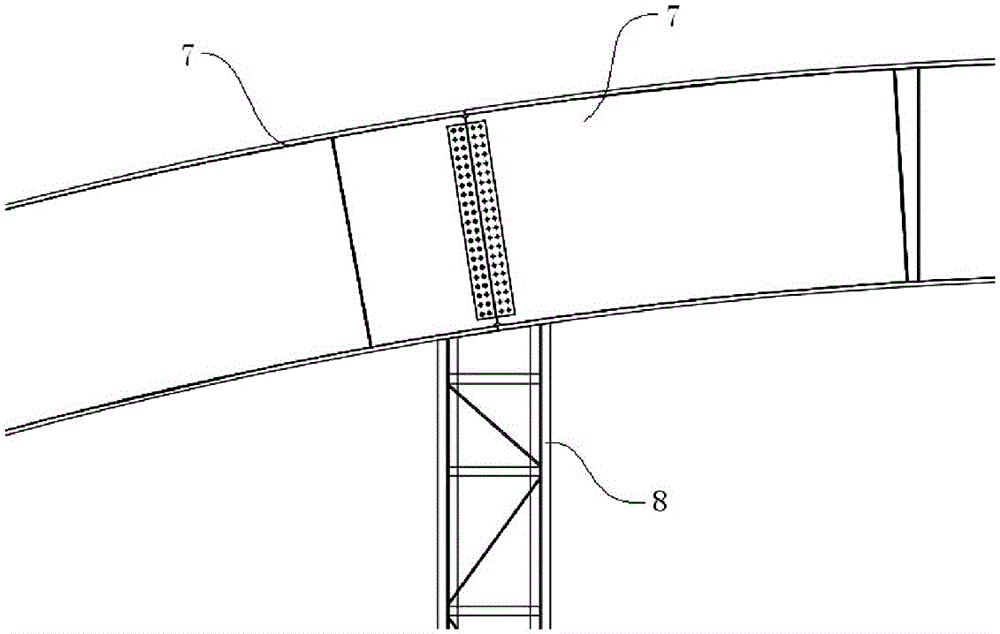 A lifting method for long-span solid-web curved beams