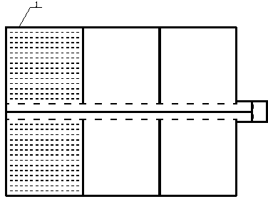 Reinforced denitrification dephosphorization pretreatment method and device for micropolluted water treatment artificial wetland