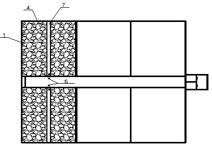 Reinforced denitrification dephosphorization pretreatment method and device for micropolluted water treatment artificial wetland