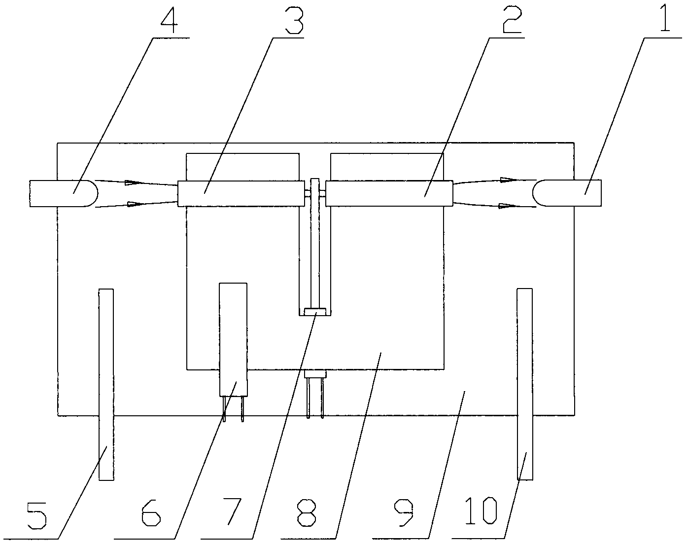 Quartz tuning-fork enhanced-type photo-acoustic spectrum gas cell