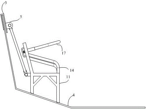 A kind of marine passenger seat