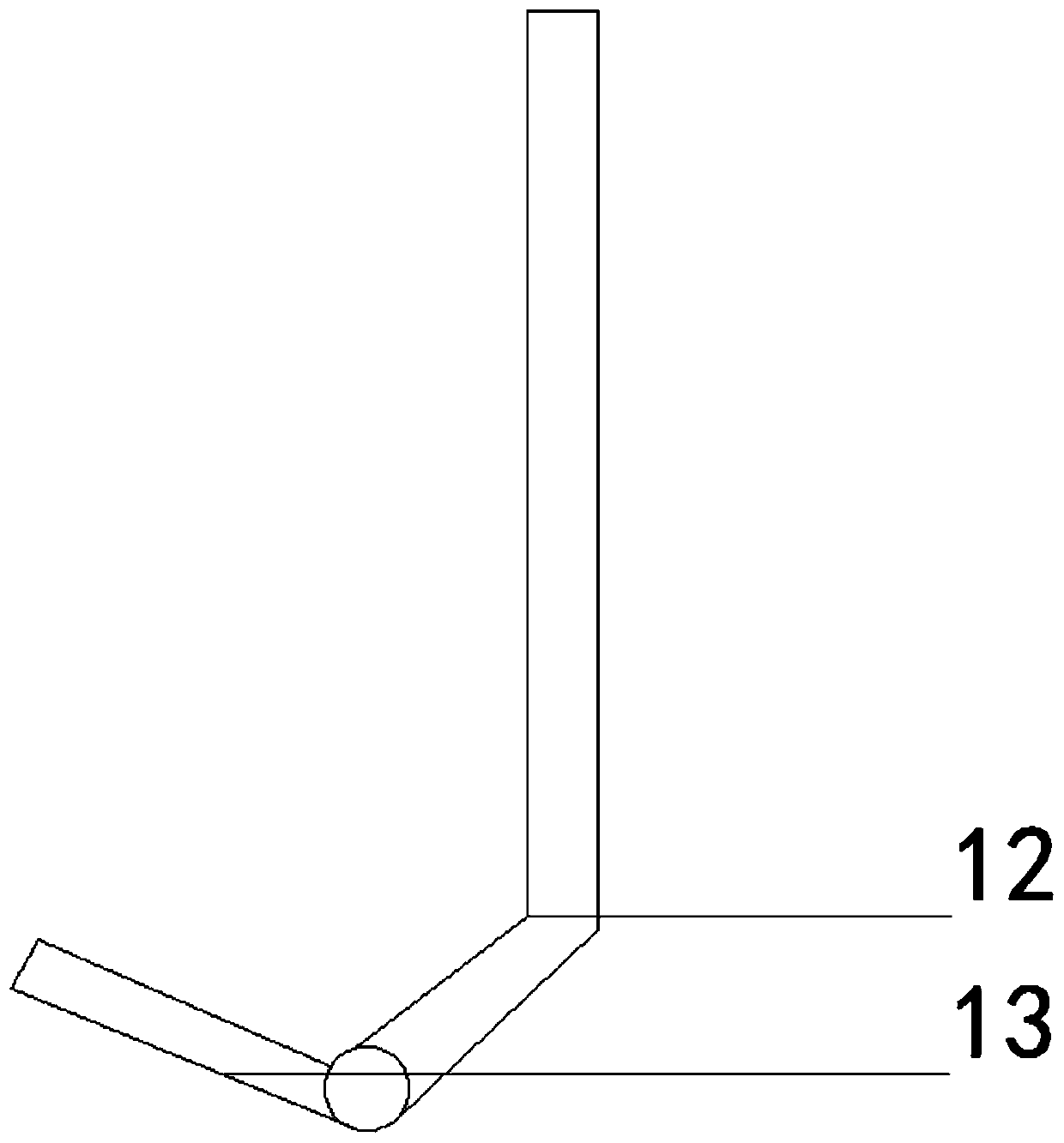 Nameplate grinding device with fastening structure and reasonable dust removal function