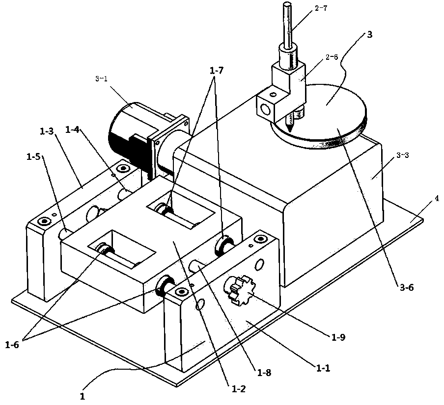 Electronic cam type comprehensive experiment table for teaching