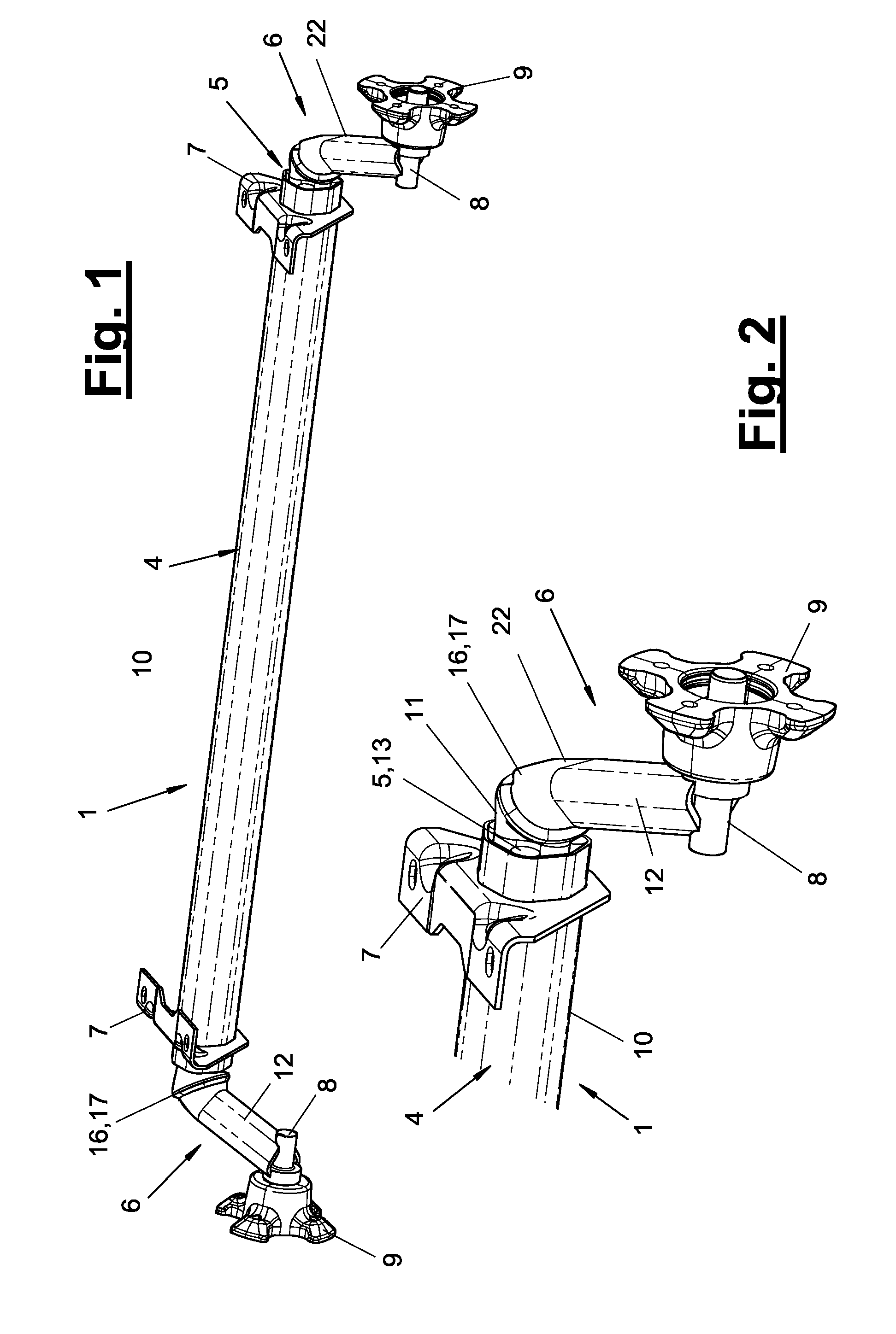 Axle and production method thereof