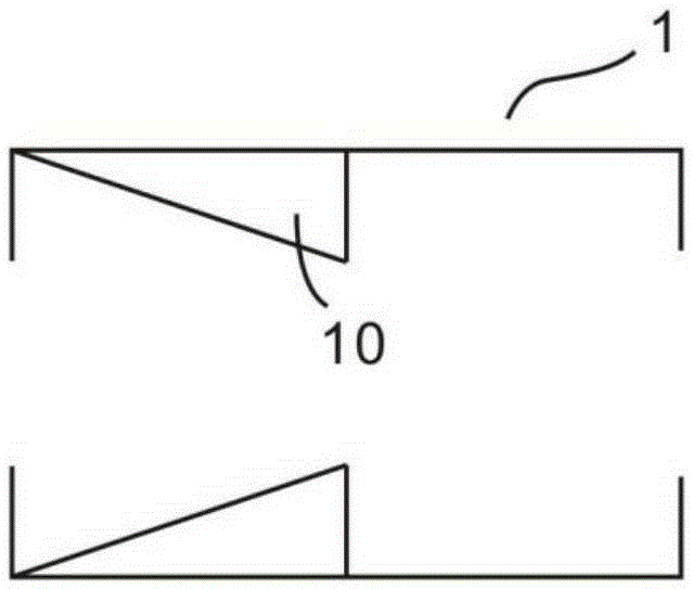 Production process of carbon fiber composite aircraft with steps on the inner wall of the shell