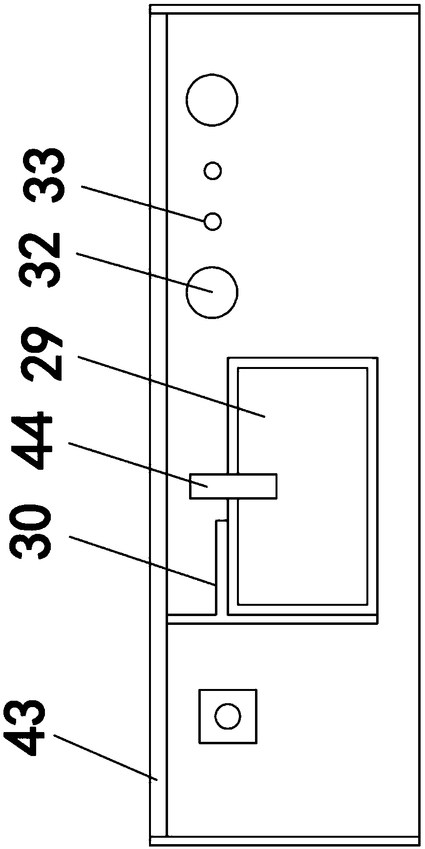 Integrated intelligent lifting wall cabinet