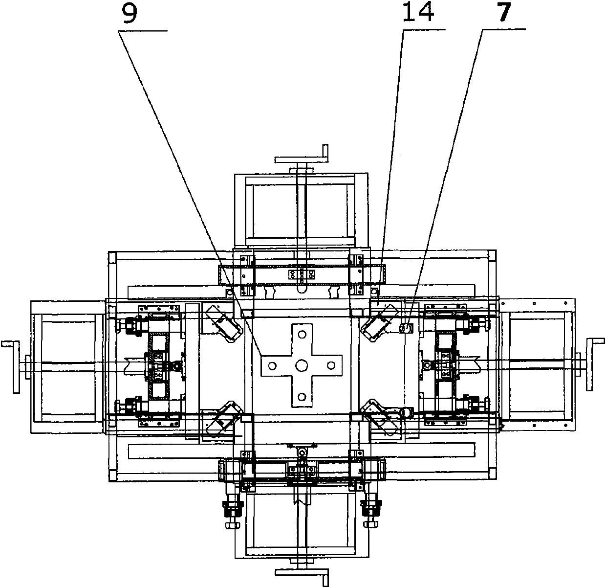 Locking device in solar module framing and cornering device