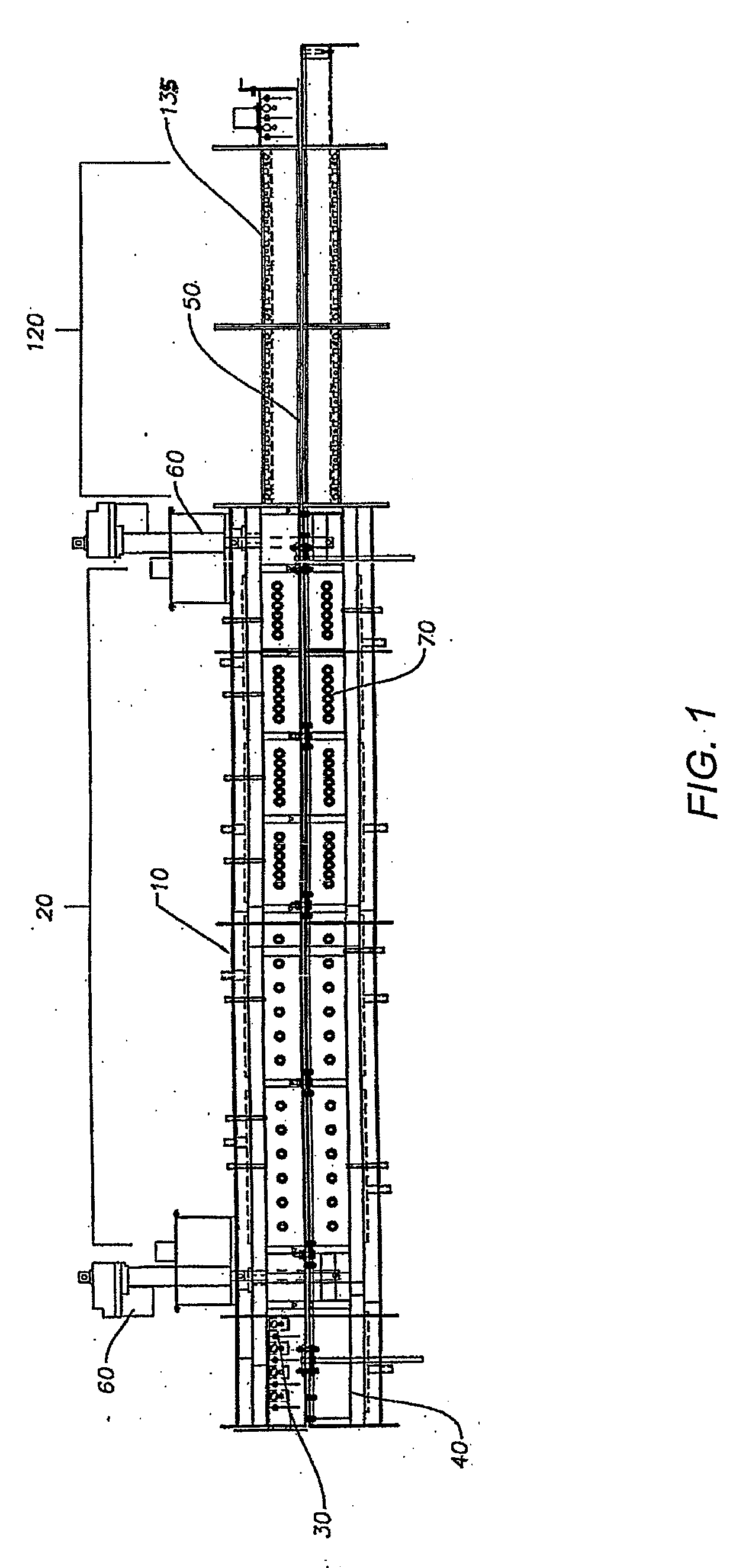 Continuous infrared furnace