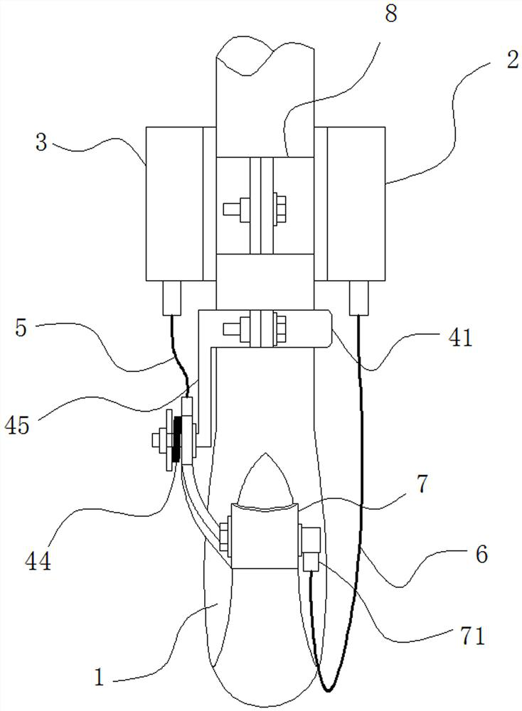 Remote control unhooking device for high-altitude lifting appliance and using method thereof