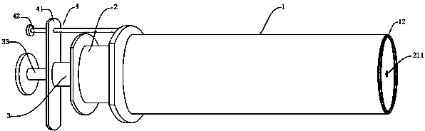 Parturient fetal membrane breaking and amniotic fluid sampling combined device