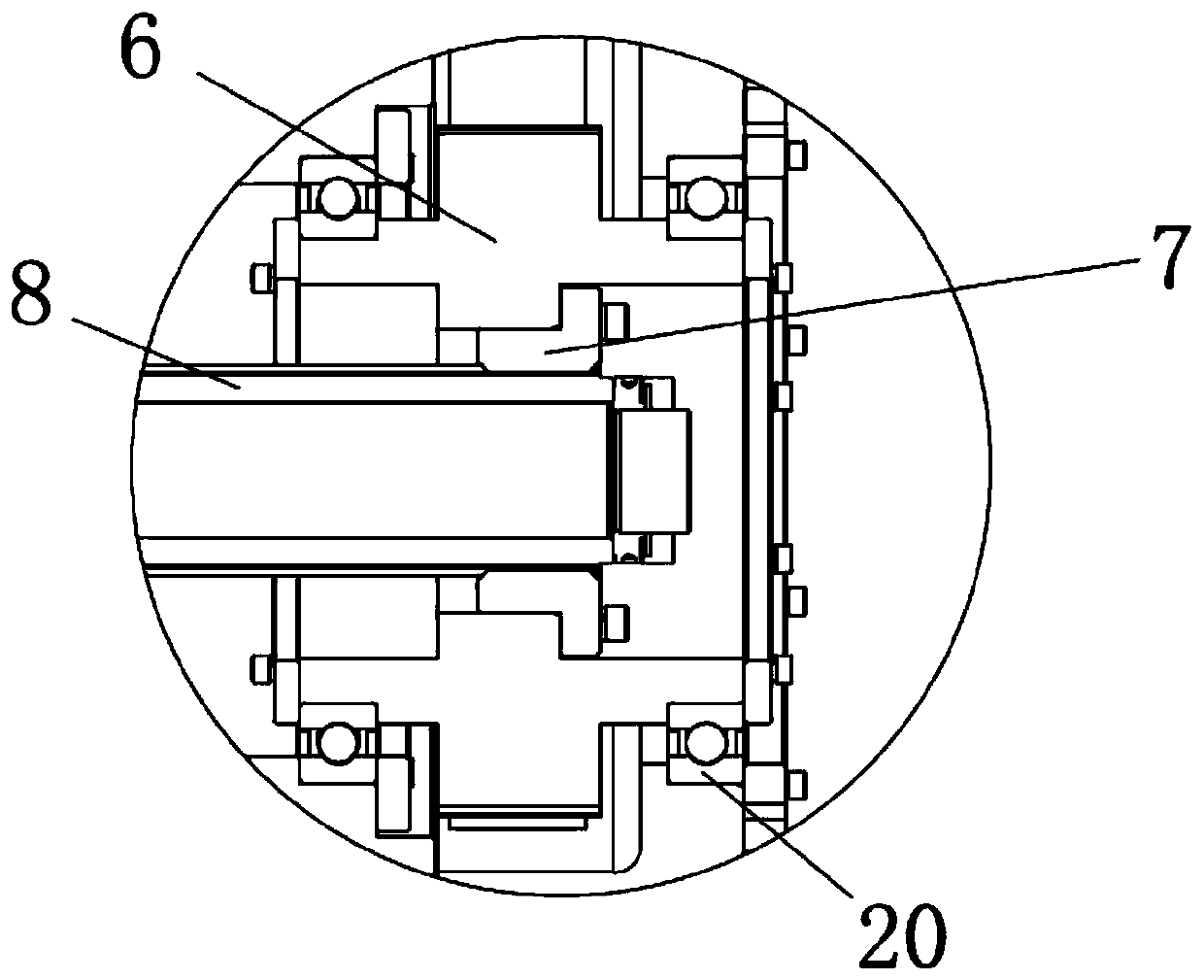 Injection device of electric injection molding machine