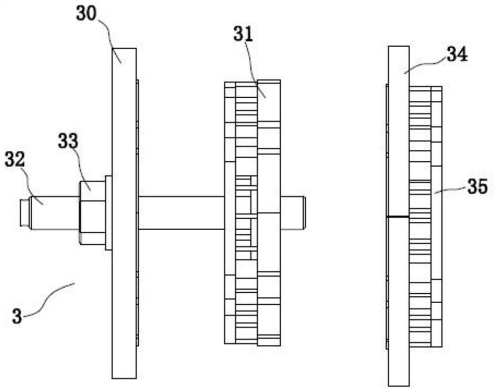 Tensioning device of concrete centrifugal pile mold